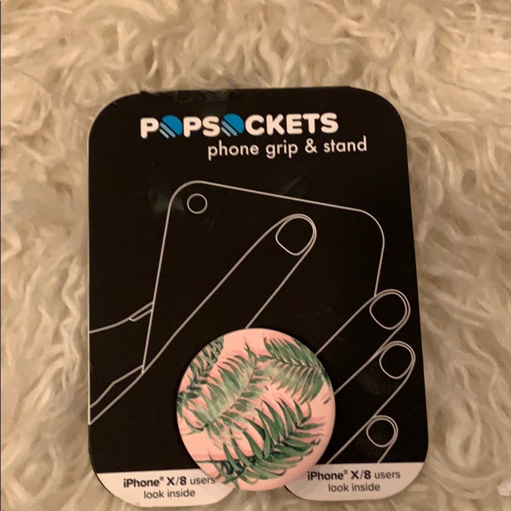 palm leaf popsocket